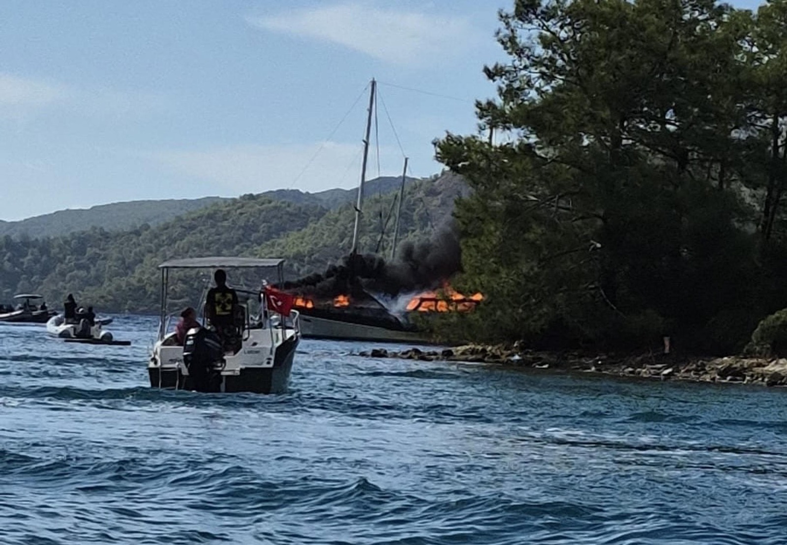 Yassıada yakınlarında acil durum ilanı