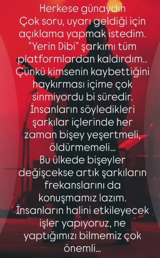 Murat Dalkılıç Açıklama