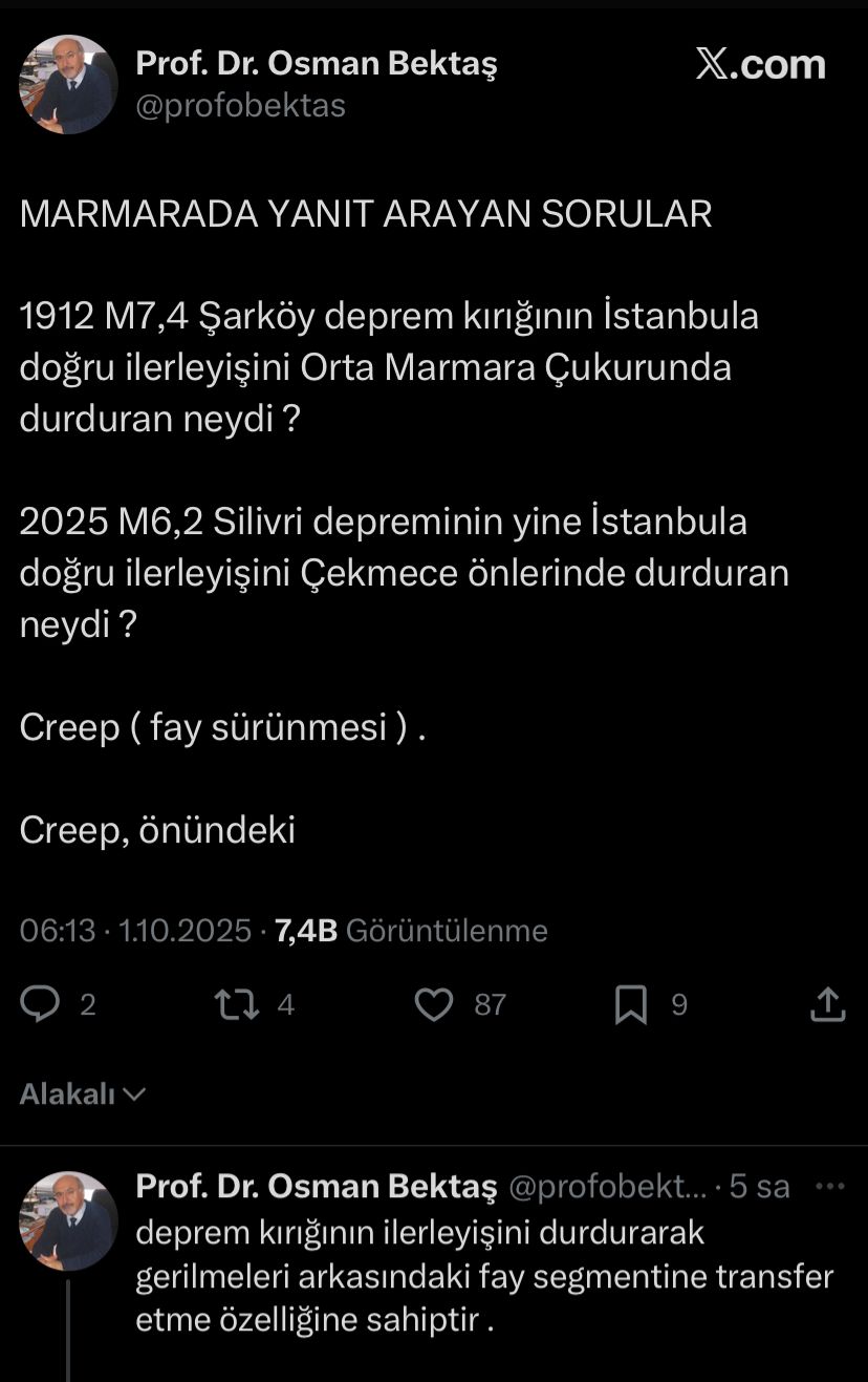 Kuzey Anadolu Fayı’ndan örnekler