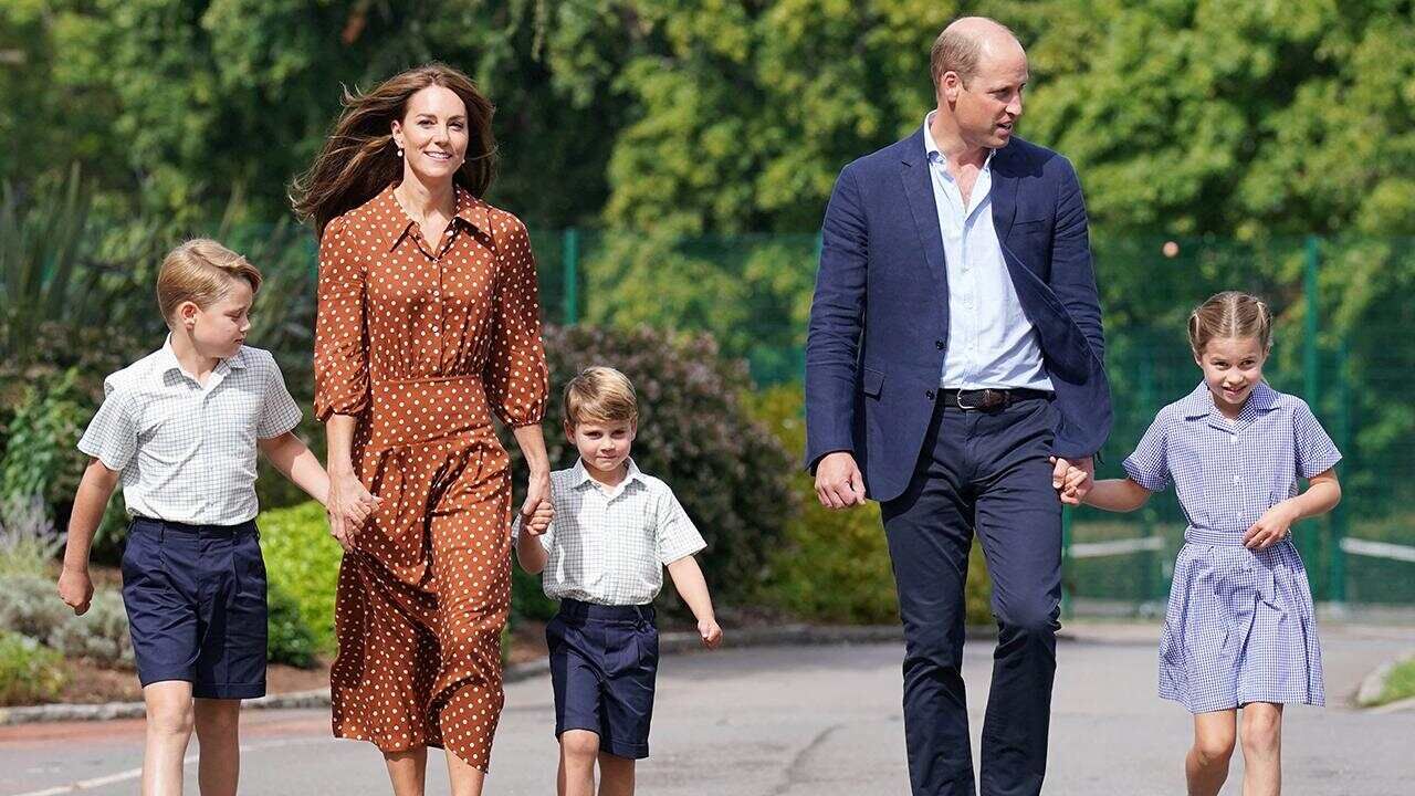 Kate ve William çifti çocuklarıyla