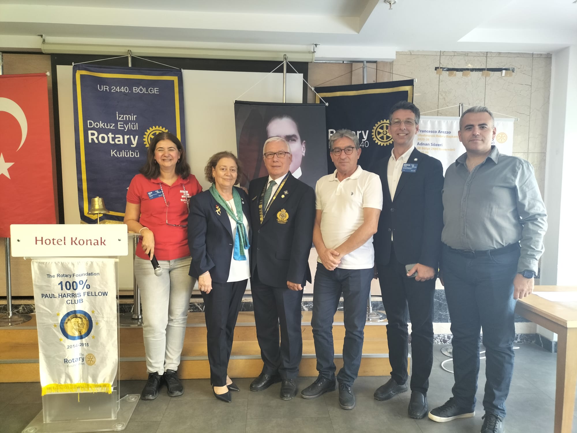 Rotary Mezunları Günü Yeni Üyeyi Deneyimle Buluşturan Anlamlı Buluşma Foto (5) Neşe Gök, Huriser Adnan Sözeri, Nfih Butur, Şardan Yamaç, Taylan Erbay