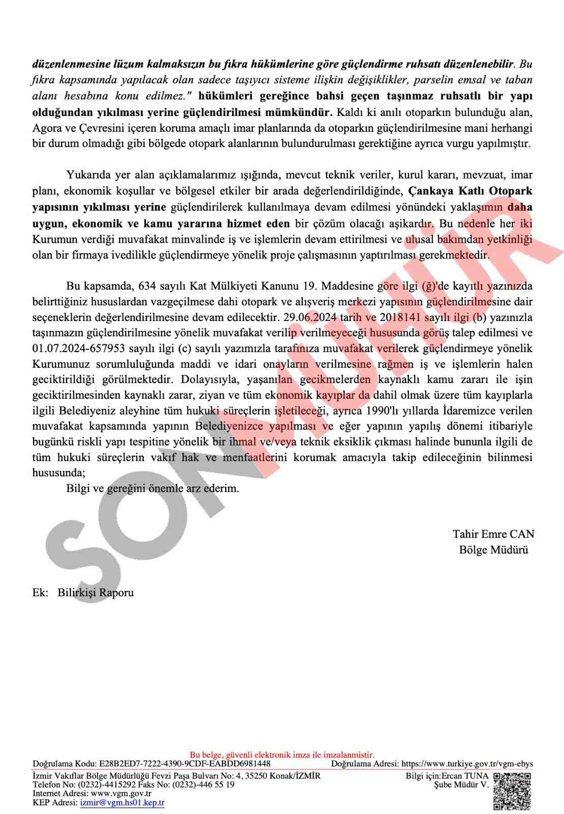 Yıkım yerine güçlendirin uyarısı