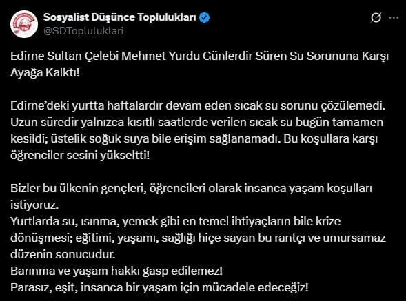 “İnsanca yaşam koşulları istiyoruz”
