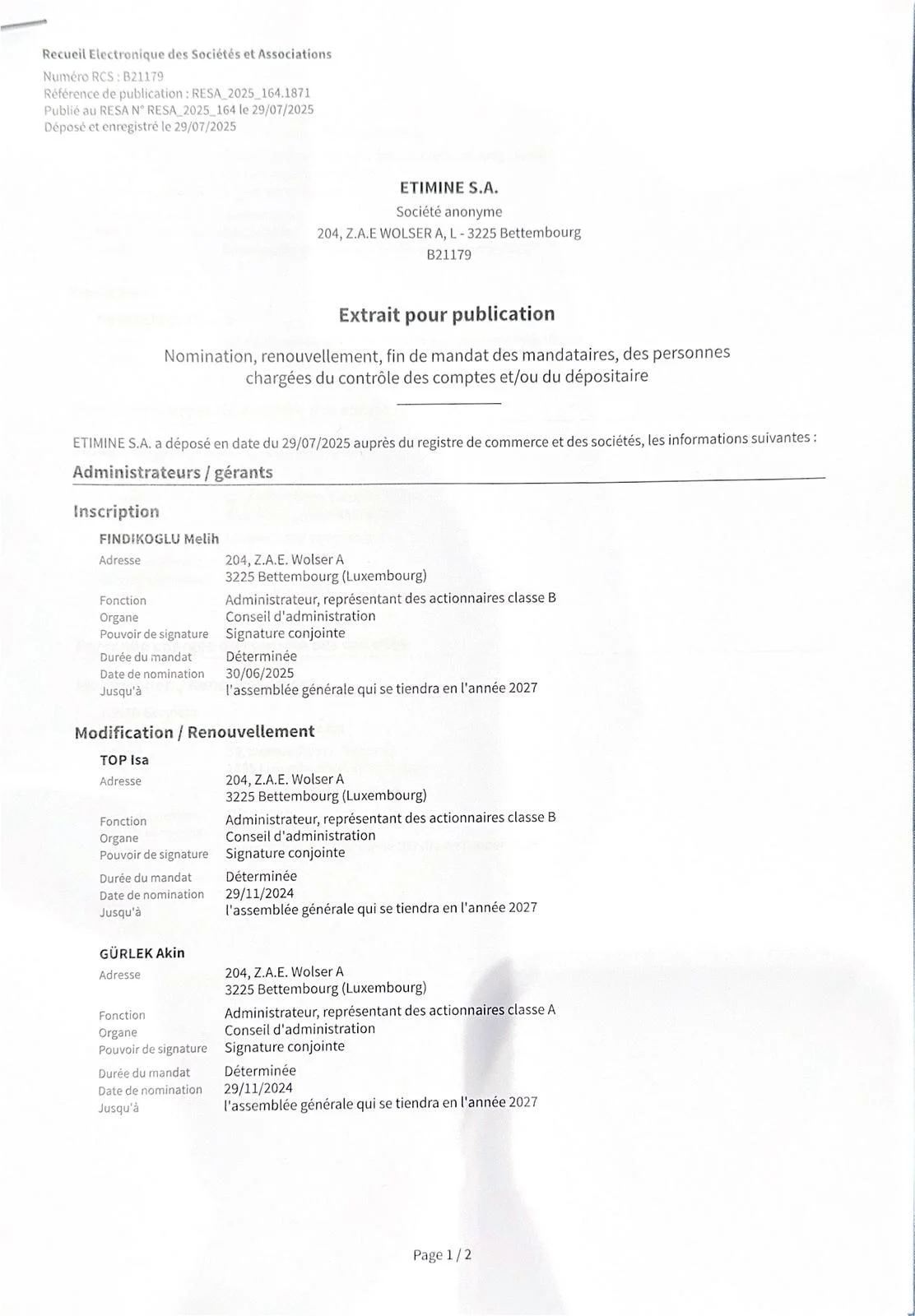 Akın Gürlek Belge 2