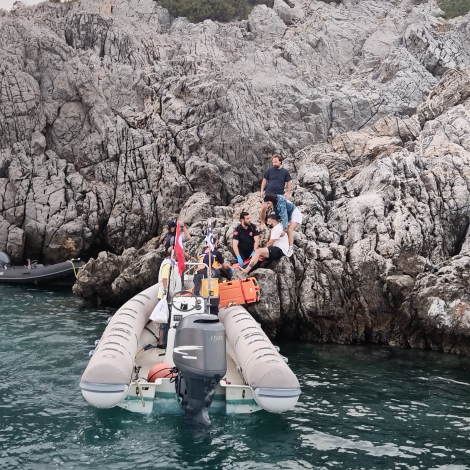 Adaboğazı mevkisinde yaşanan şiddetli çarpışma