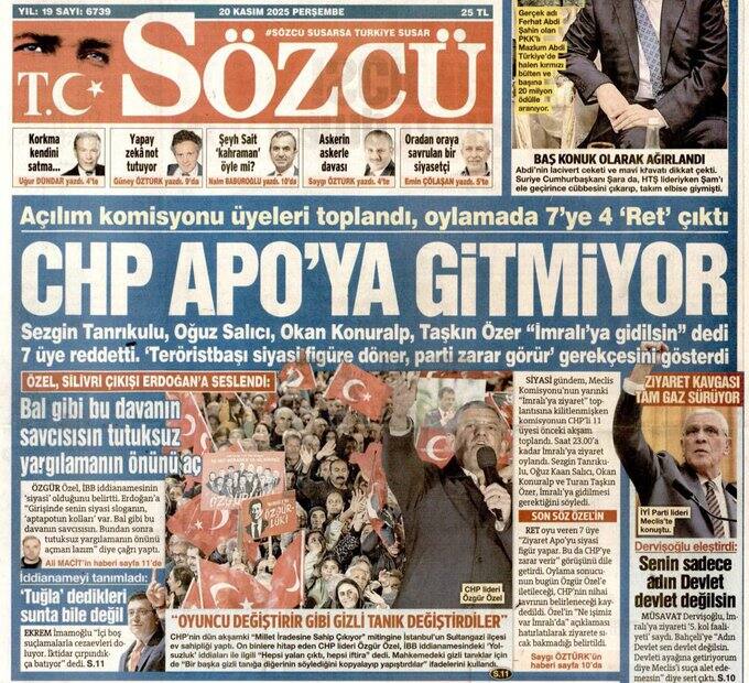 CHP'den Sözcü'ye yalanlama