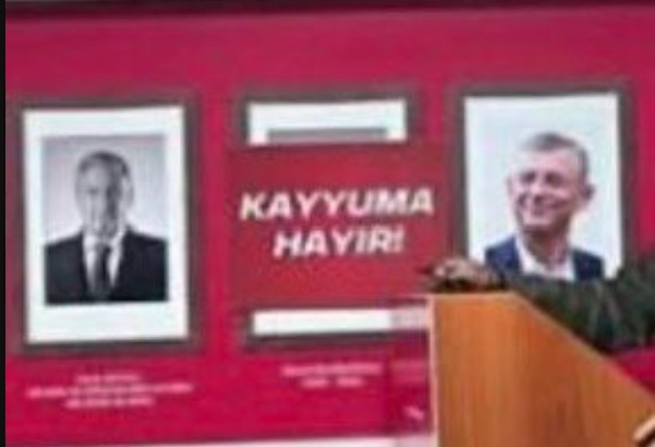 Kayyuma hayır yazısı astılar