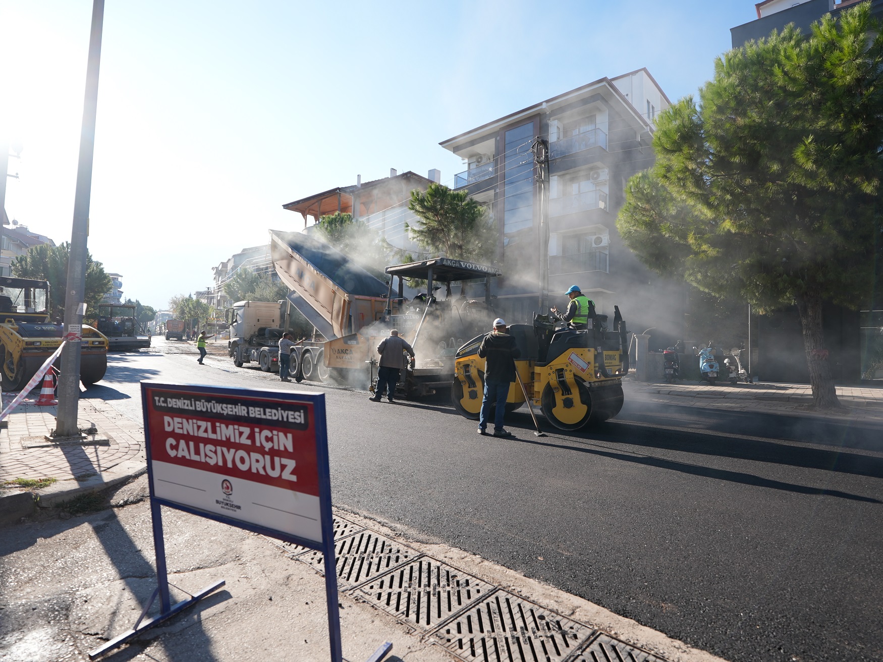 Denizli Büyükşehir’den Sıcak Asfalt Atağı (3)