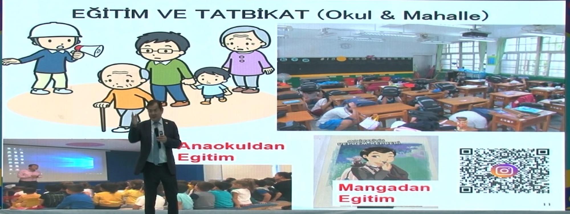 “Depremde merdivenlerden uzak durun”