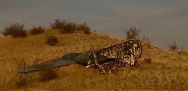 Düşen Askeri Uçakk