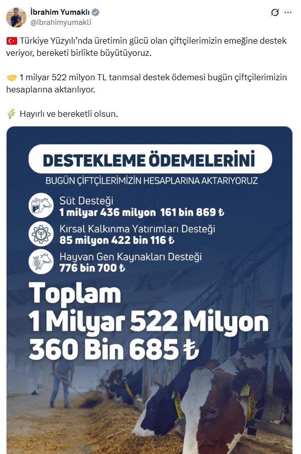 Ödeme takvimi ve sektörel canlanma beklentisi