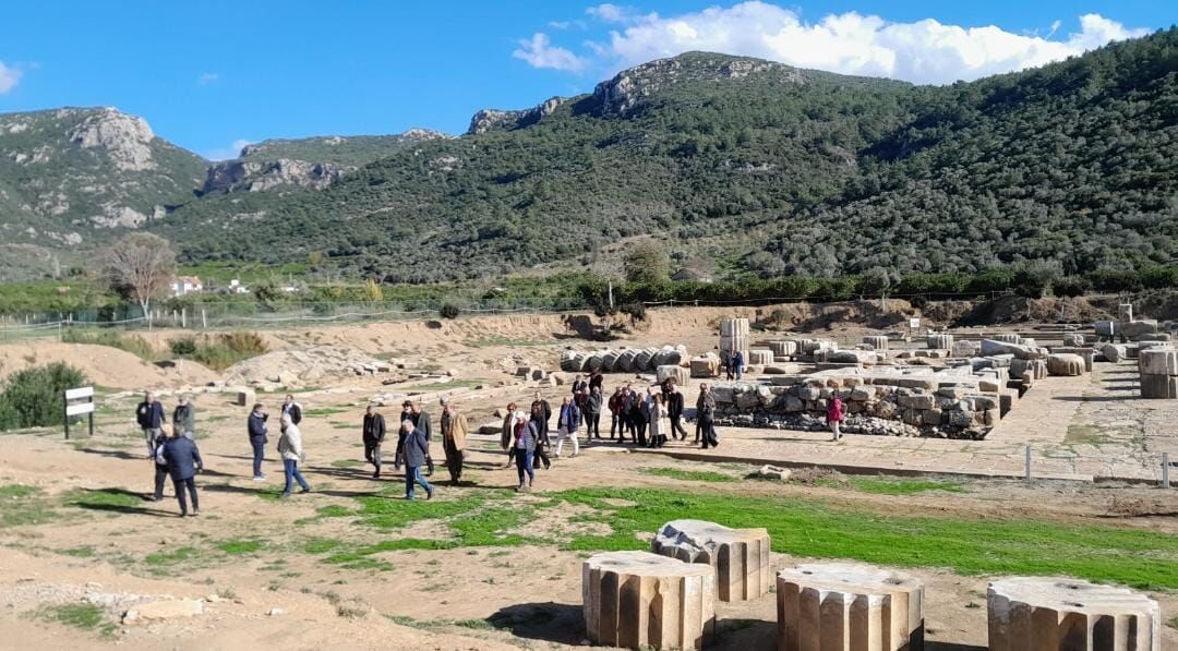 İzmir Klaros Antik kenti ziyaret