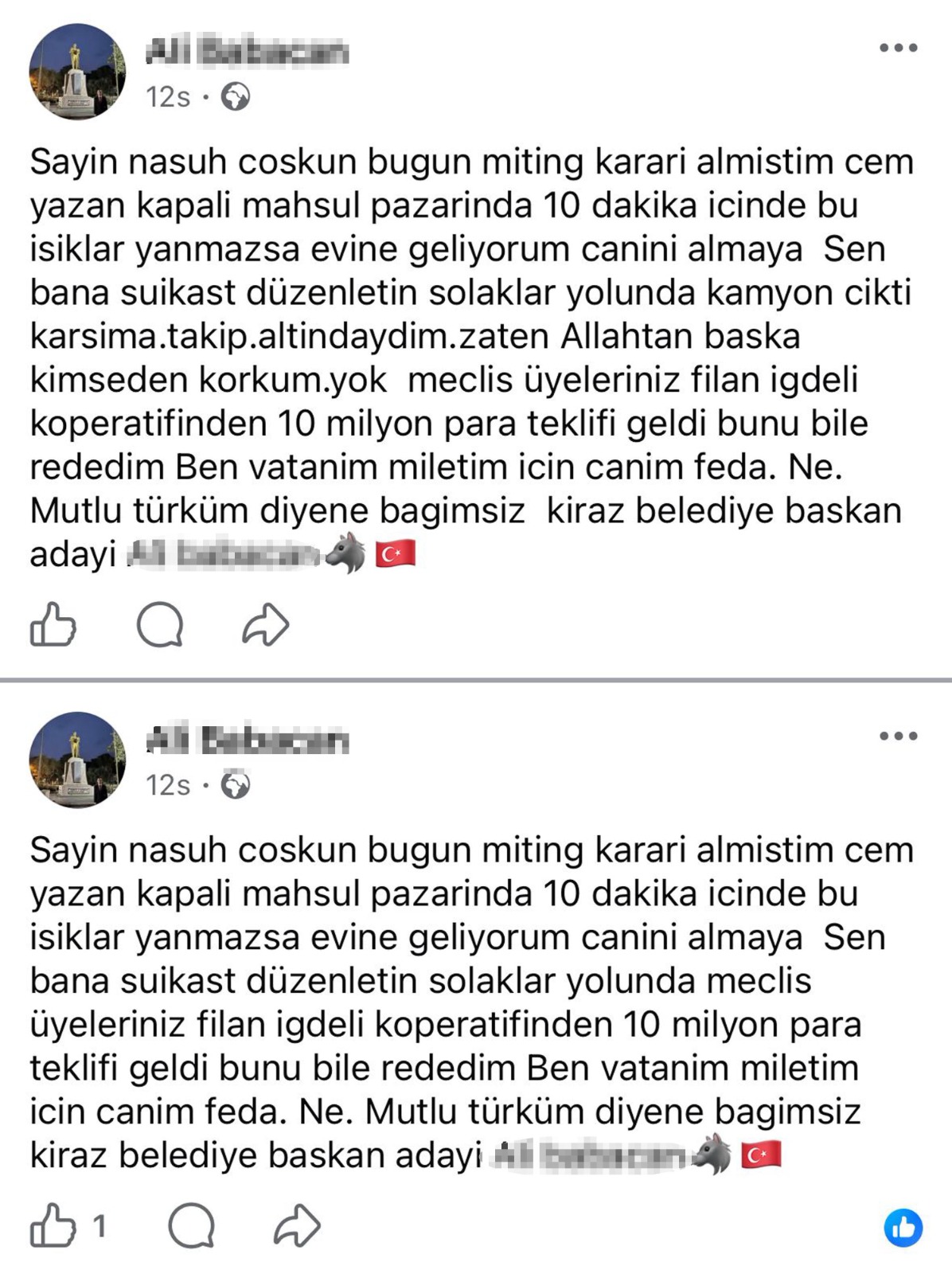 Şüphelinin geçmişte de benzer eylemleri var