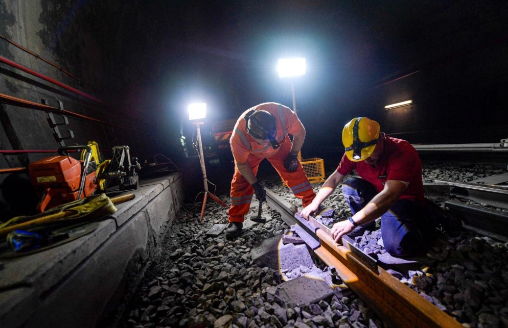 Güvenlik için 400 metre ray yenilendi, hedef 700 metre daha