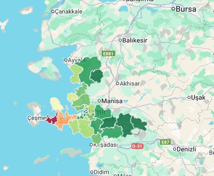 İzmir'de konut fiyatları