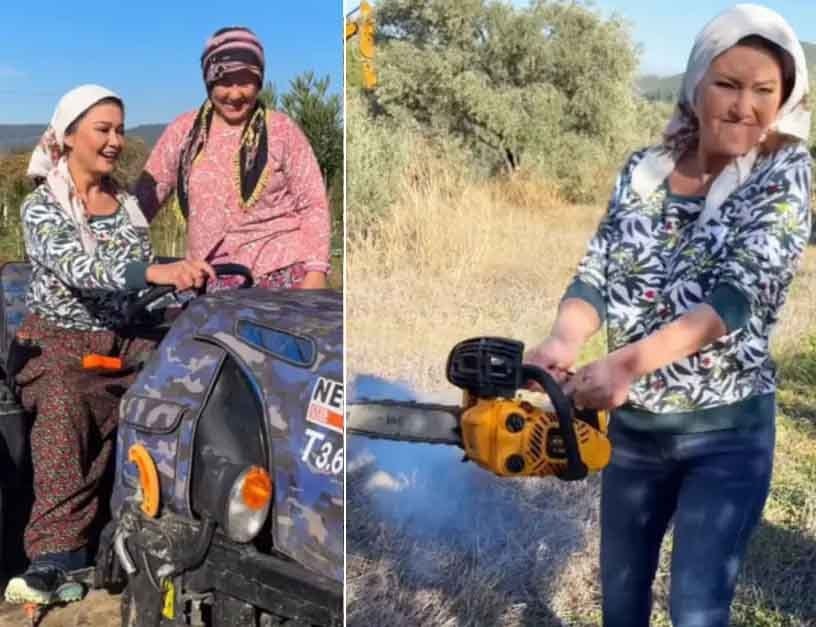 Köy hayatının kendisine iyi geldiğini gösterdi