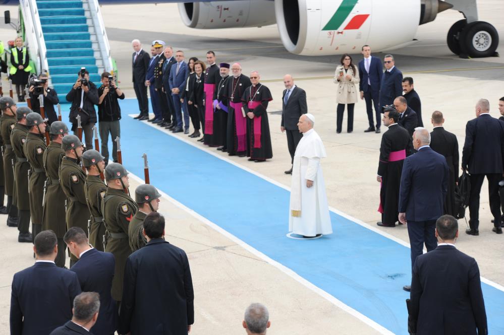 Resmi uğurlamada veda selamı