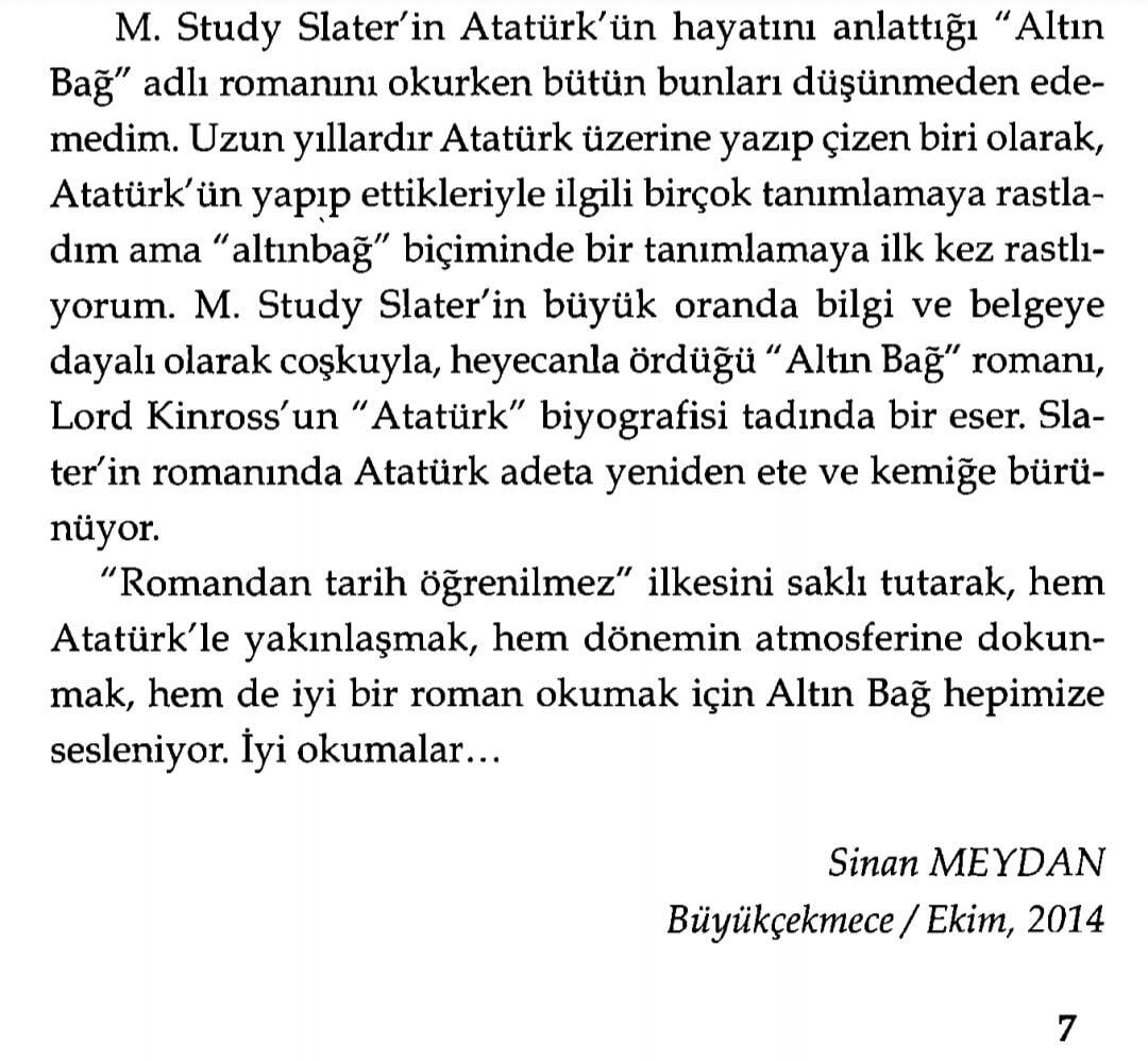 Sinan Meydan önsöz