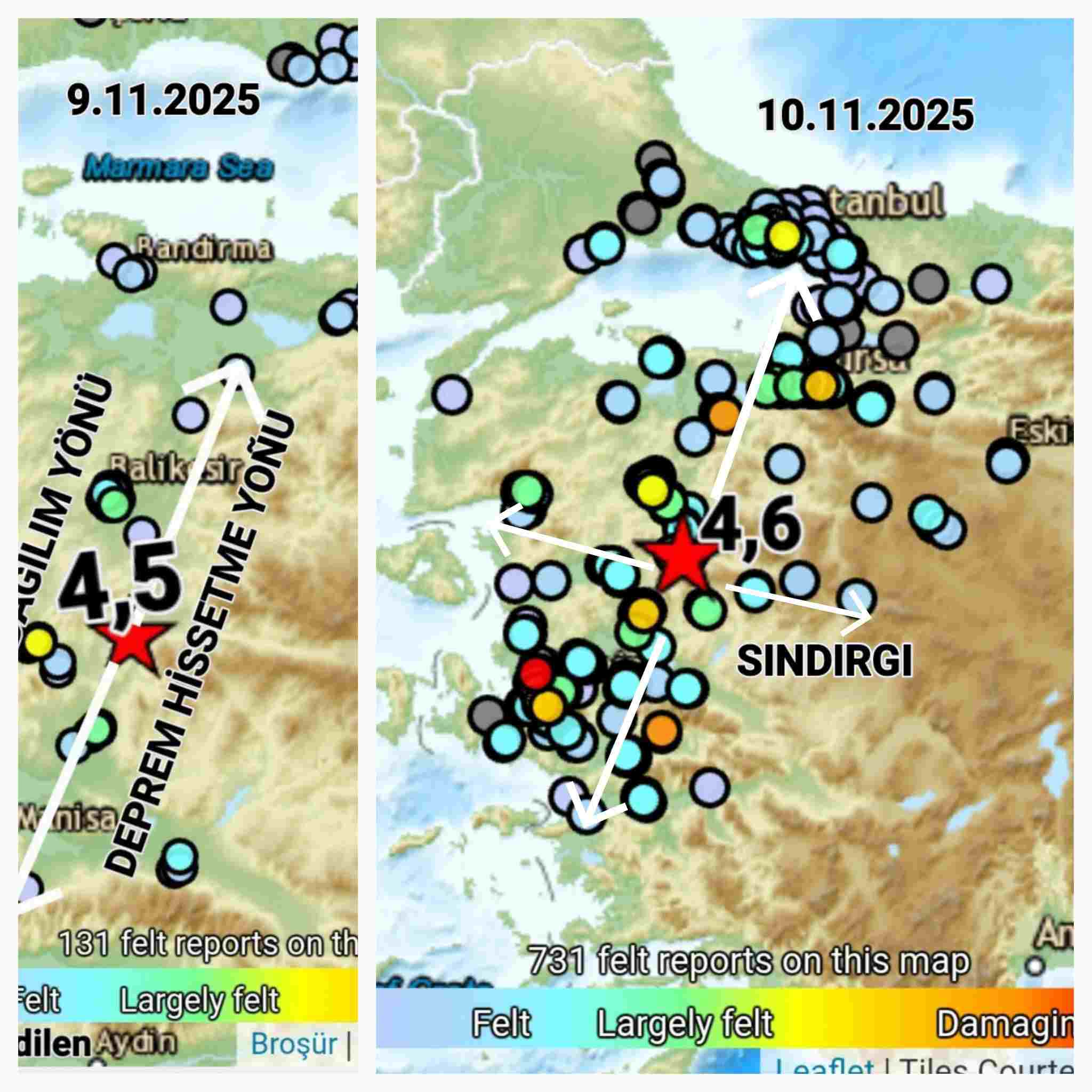 Sındırgı'da deprem fırtınası