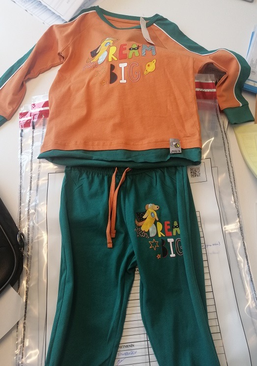 Pijama takımında kordon uzunluğu güvenlik standardını ihlal etti