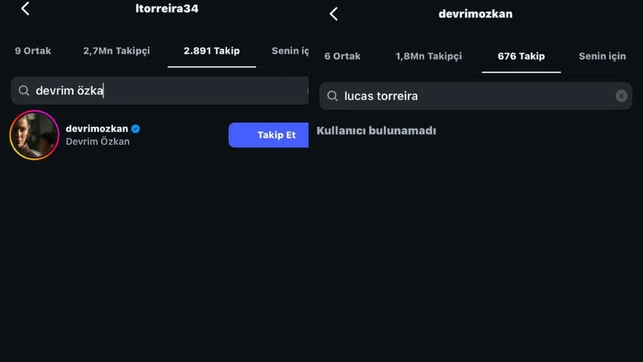 Torreira Ve Devrim Özkan Takip