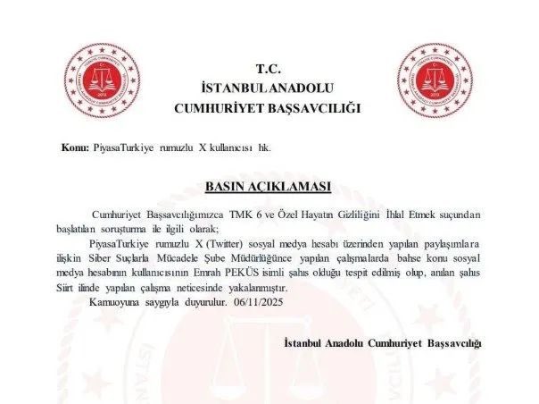 Başsavcılıktan resmi açıklama