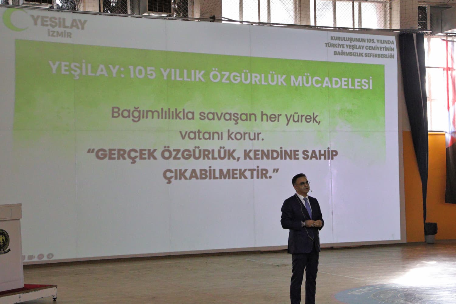 “Özgürlüğün ilk adımı”