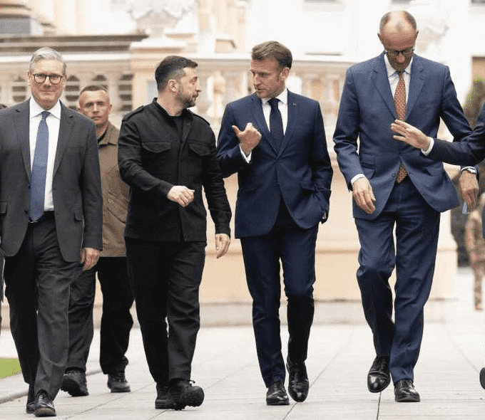 Zelenskiy Avrupalı liderlerle