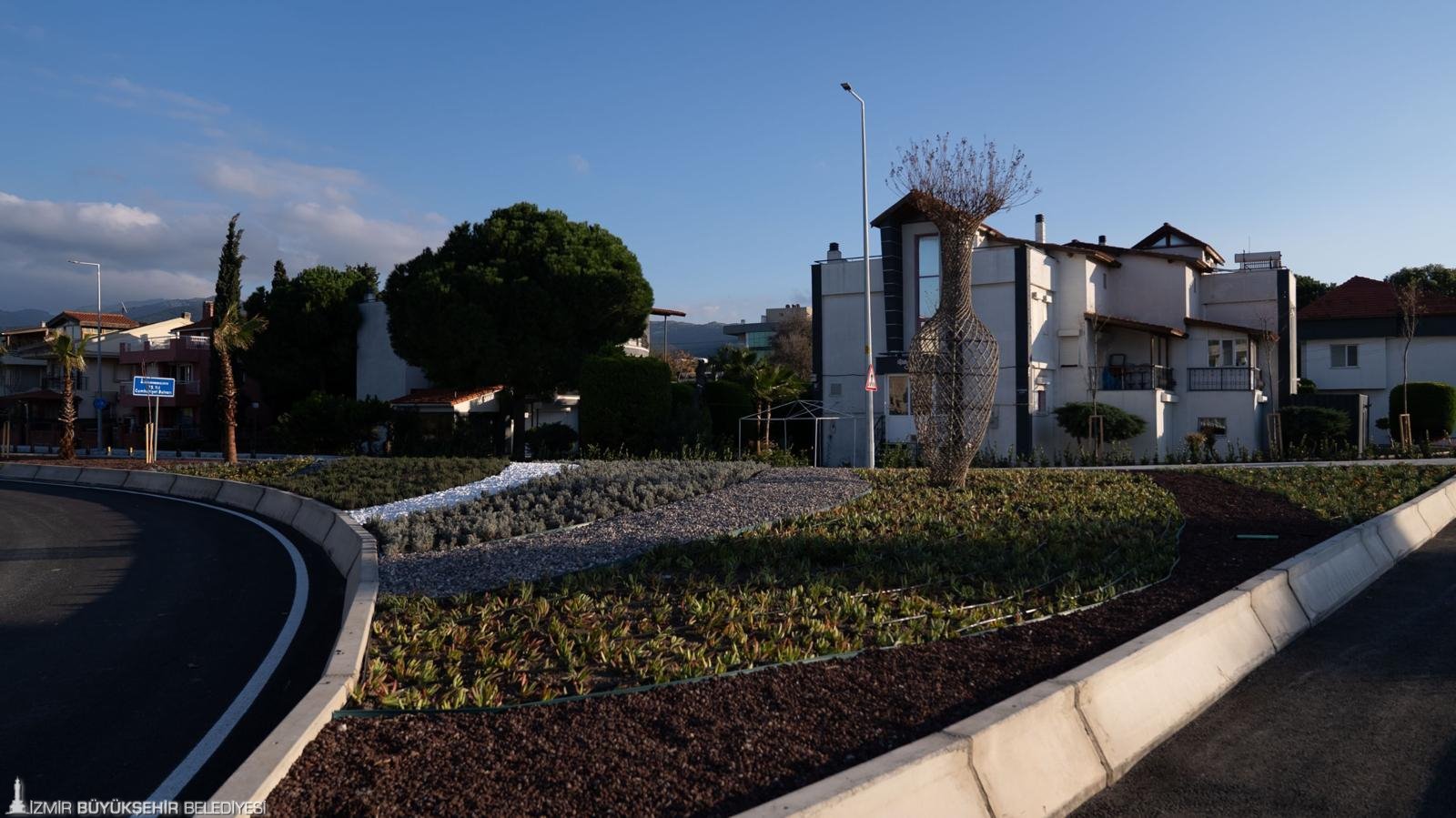 Peyzaj düzenlemeleri tamamlandı