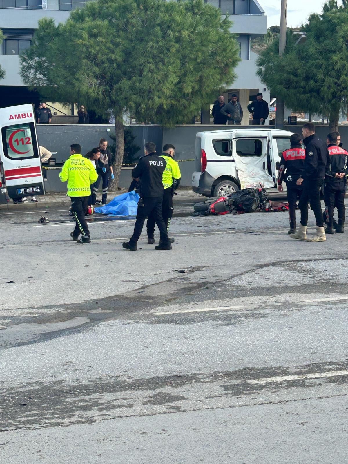 Çeşme–Dalyan Yolunda Feci Çarpışma2