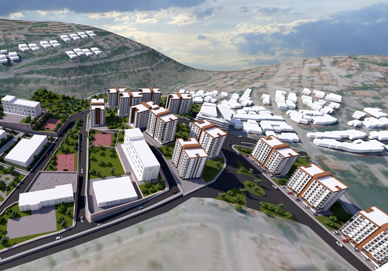 9 adada yeni yerleşim kurulacak