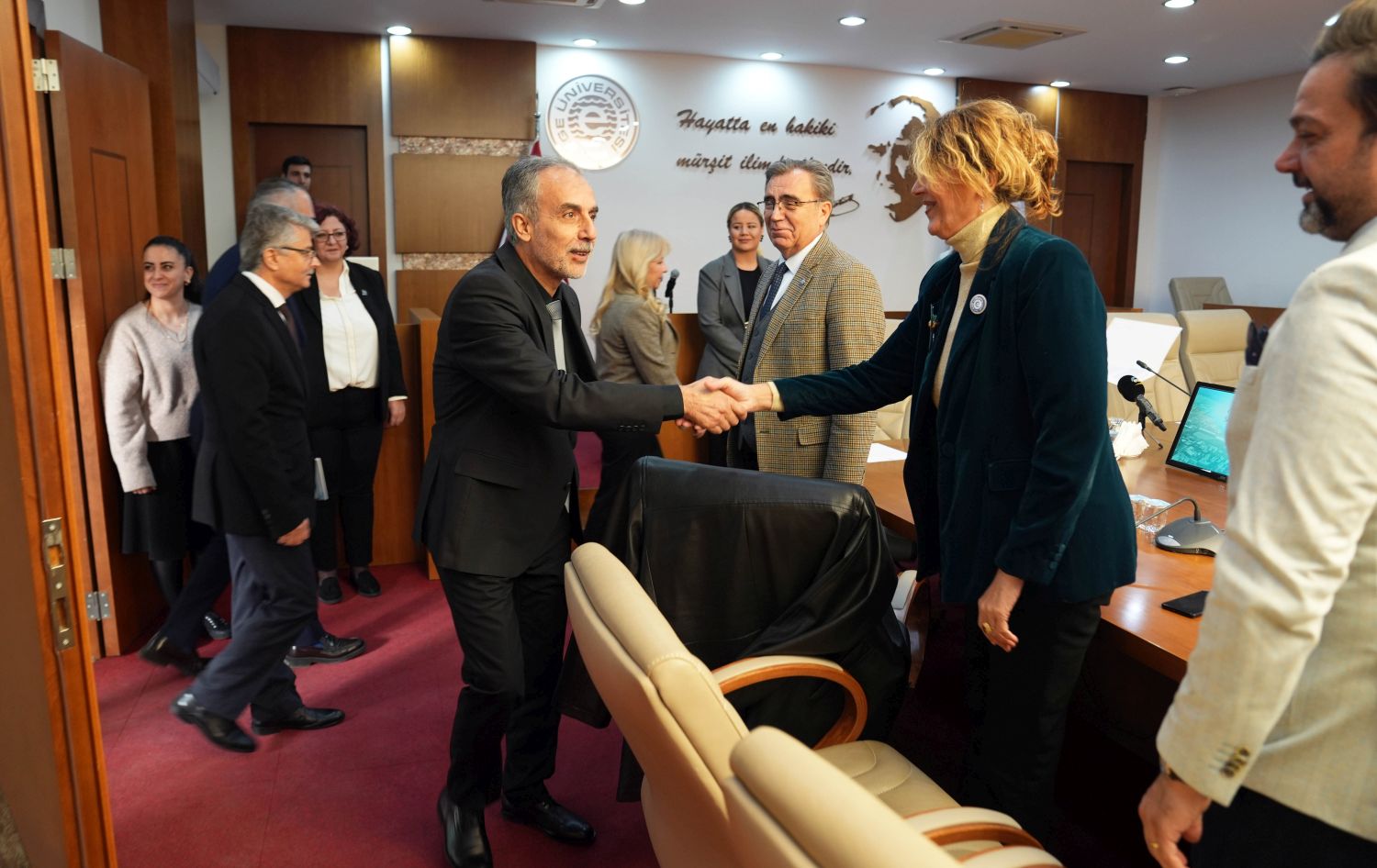 ++Ege Üniversitesi Rektörü Prof. Dr. Musa Alcı, Ilk Senato (1)