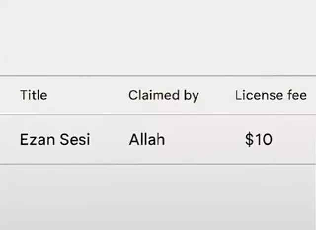 Ezan Sesini Telif Aldı Iddiası