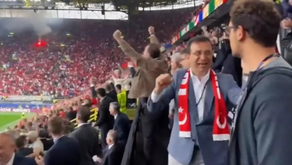 İmamoğlu özel uçakla Almanya'ya Türkiye'nin maçını izlemeye gitmişti