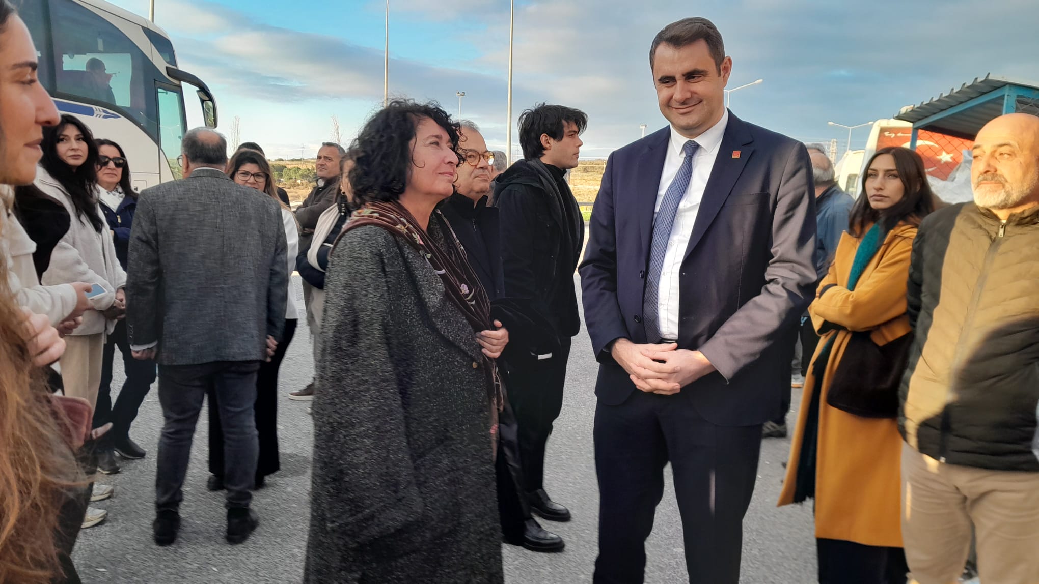 İl başkanı duruşmaya katıldı