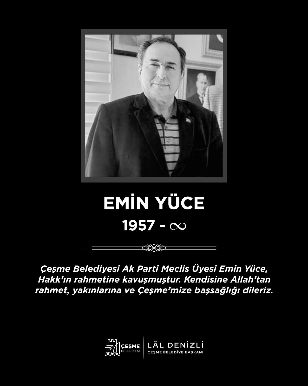 Çeşme Belediyesi’nden taziye