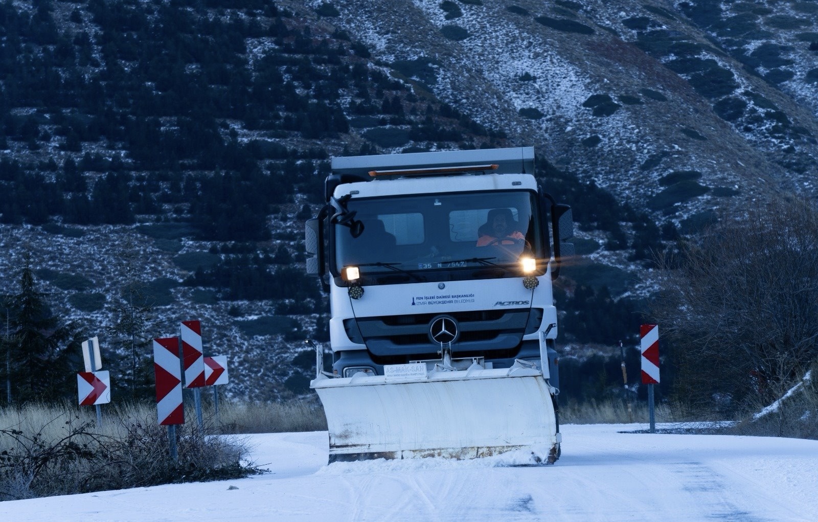 İzmir’in Yüksek Kesimleri Beyaza 4
