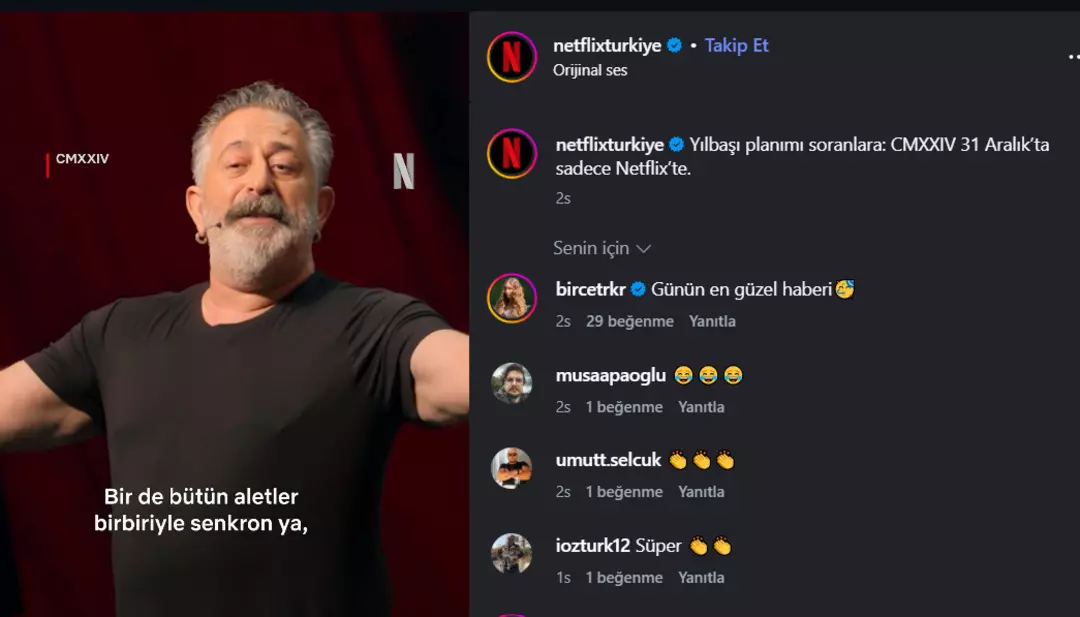 Cem Yılmaz–Netflix iş birliği devam ediyor
