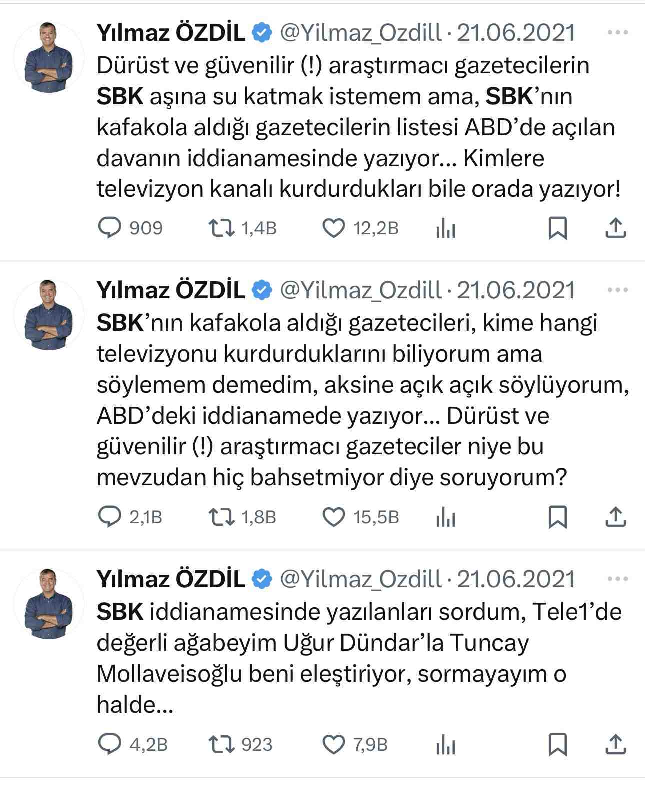 Yılmaz Özdil'in bu açıklamaları sonrası ikilinin dostluğu bozulmuştu