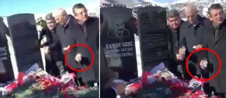 Kamer Genç'in mezarı başında ilginç anma