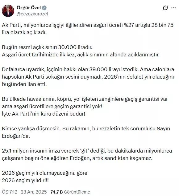 Özgür Özel Paylaşım