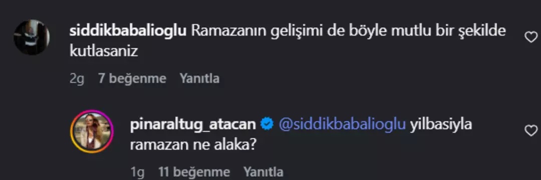 Altuğ’dan eleştirilere yanıt
