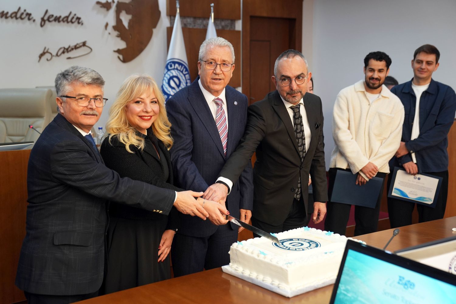 ++Rektör Prof. Dr. Budak “Bu Başarı Ege Üniversitesi Ailesinin Topyekûn Gayretinin Ürünüdür” (3)