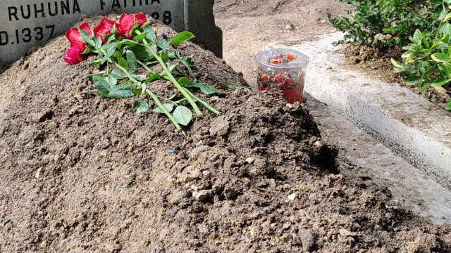 Arkadaşları Atlas'ın Mezarına Gül