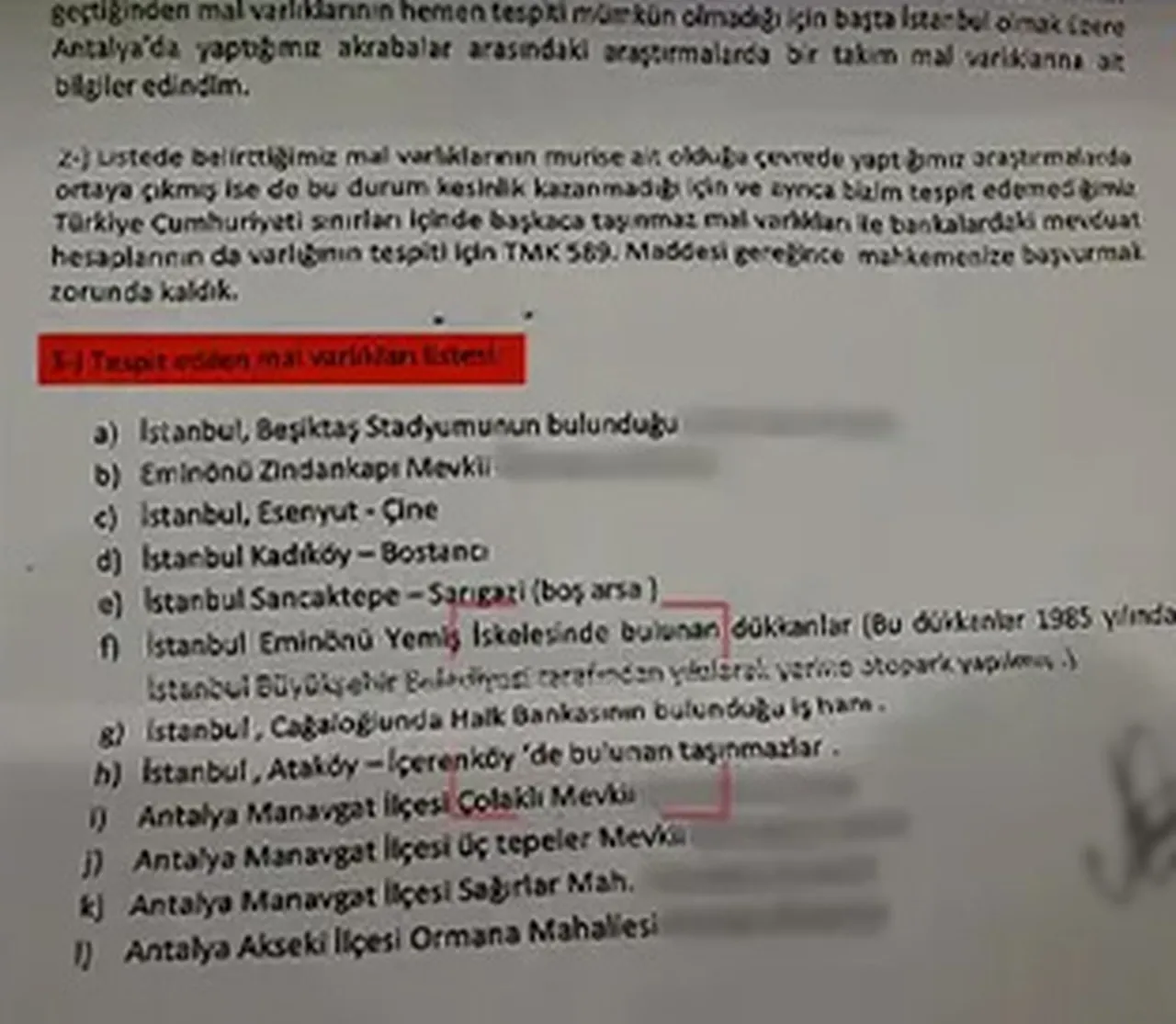 Beşiktaş Tüpraş Stadyumu Dava