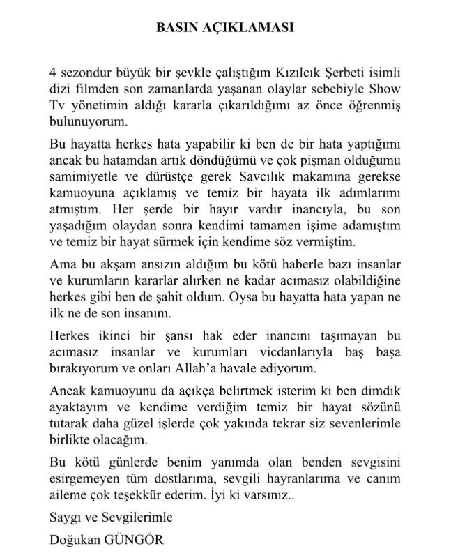 Doğukan Güngör Açıklama-1