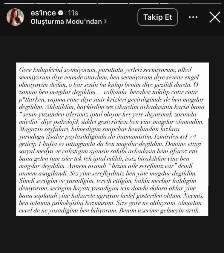 Esin Çepni Açıklamaa