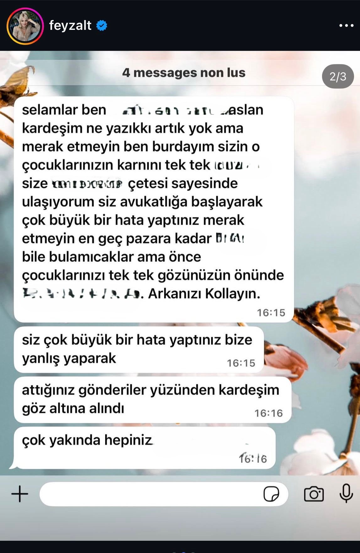 Feyza Altun Tehdit 12