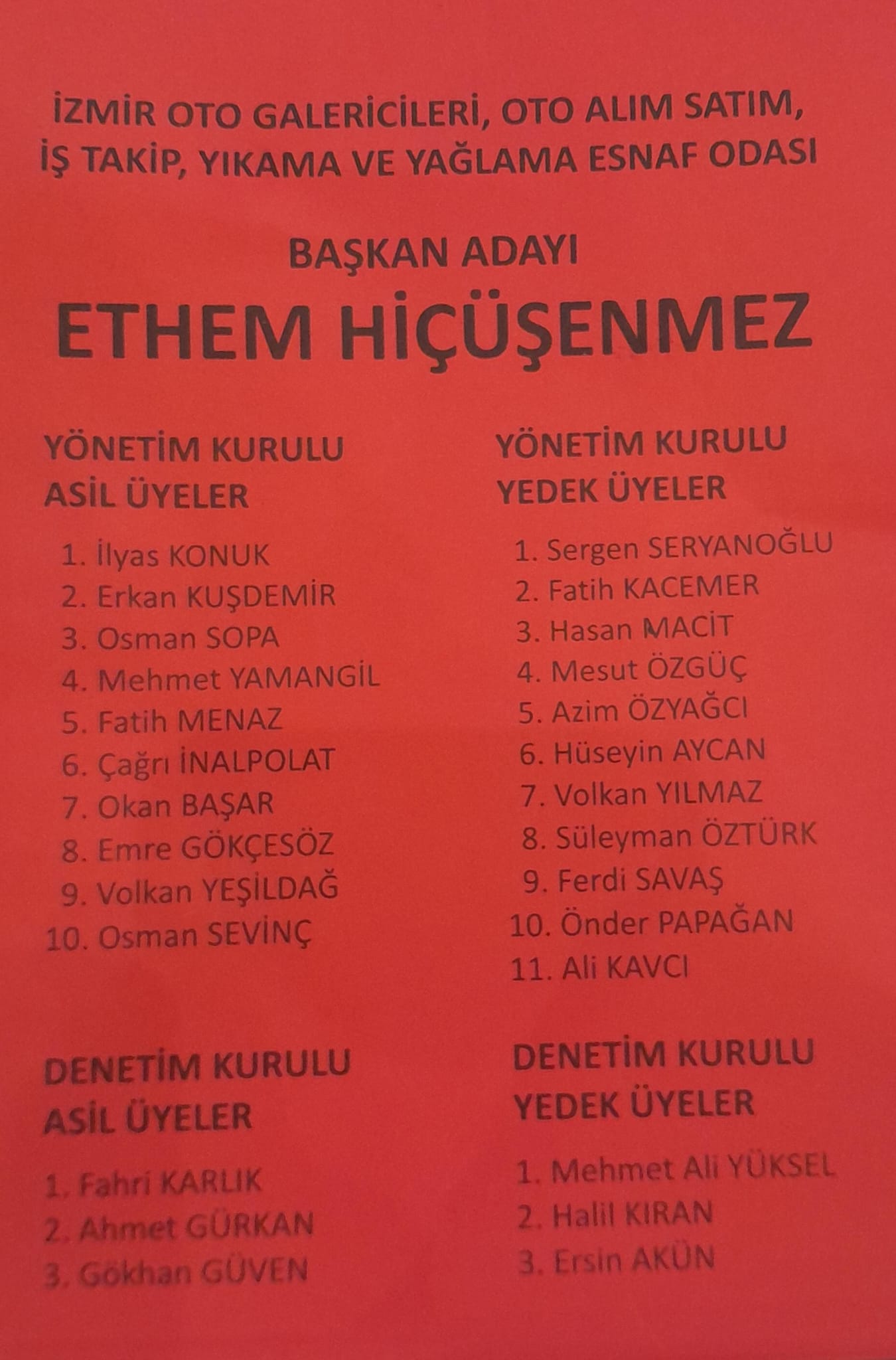 İzoto kırmızı liste