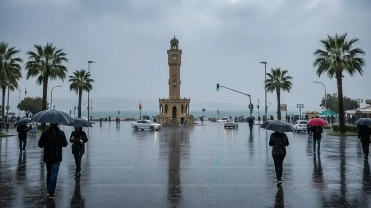 İzmir Hava Durumu Için Uyarı Verildi! Aralıksız Yağacak